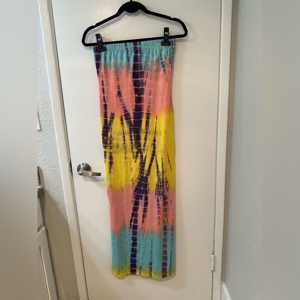 Heart Hips Multicolor Tie Dye Skirt